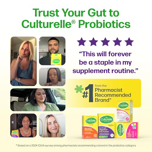 Culturelle Pro Strength Daily Probiotics For Digestive Health (2 Month Supply) with Prebiotics for Women & Men, Supports Occasional Diarrhea - PrimeBioHealth - canada supplements