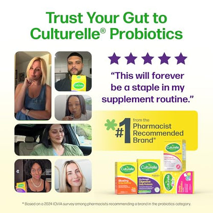 Culturelle Pro Strength Daily Probiotics For Digestive Health (2 Month Supply) with Prebiotics for Women & Men, Supports Occasional Diarrhea - PrimeBioHealth - canada supplements