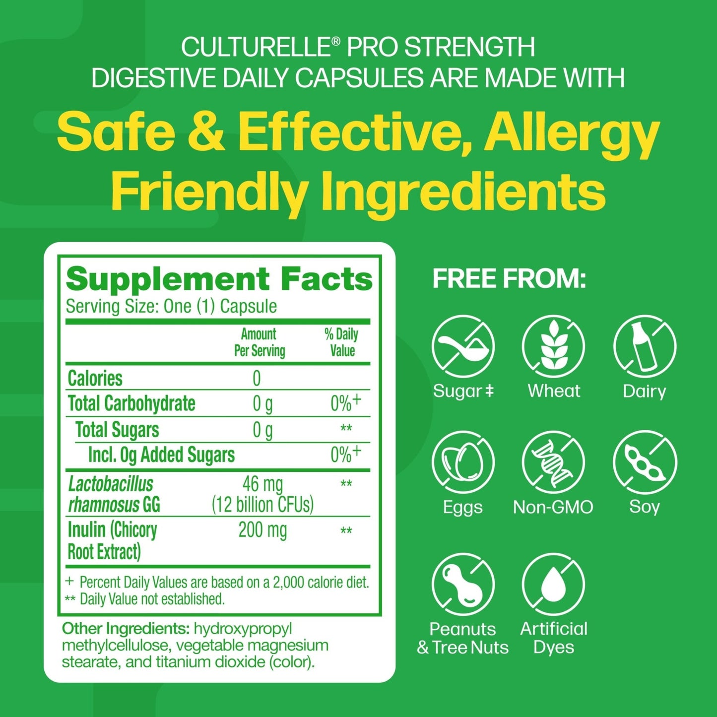 Culturelle Pro Strength Daily Probiotics For Digestive Health (2 Month Supply) with Prebiotics for Women & Men, Supports Occasional Diarrhea - PrimeBioHealth - canada supplements