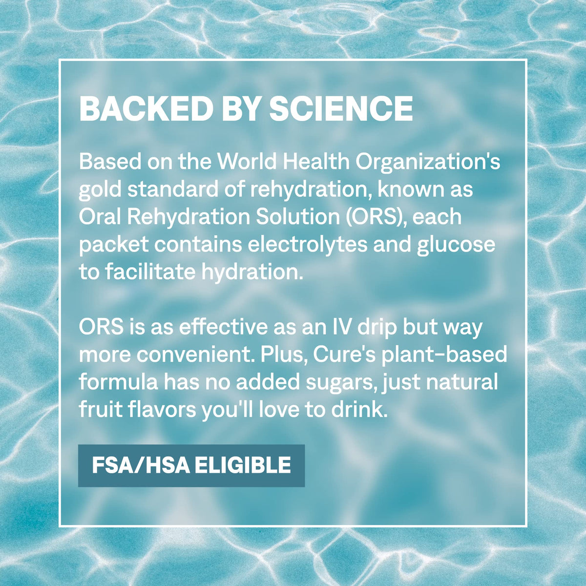 Cure Hydration | Plant-Based Electrolyte Drink Mix | No Added Sugar | FSA-HSA | Dehydration Relief Powder Made with Coconut Water | Non-GMO | Vegan - PrimeBioHealth - canada supplements