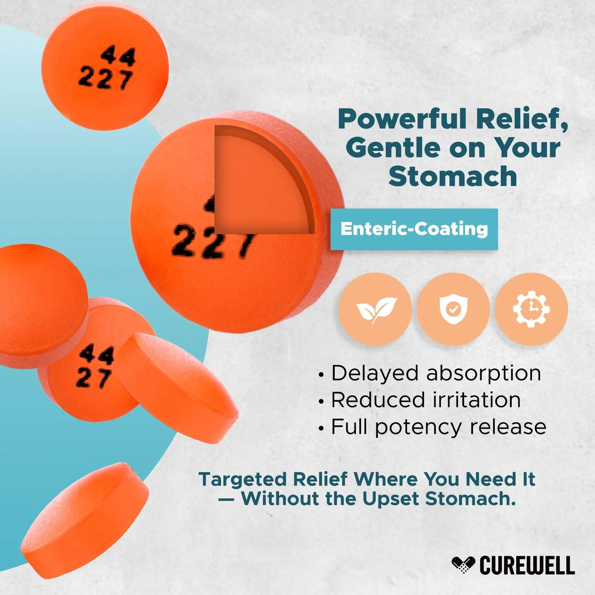 CUREWELL Enteric Coated Aspirin Tablets 325mg (1000 Count) NSAID Pain Reliever & Fever Reducer Coated Aspirin for Adults - Regular Strength for Headache Arthritis Menstrual & Muscle Pain - PrimeBioHealth - canada supplements
