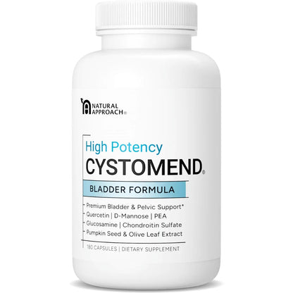 CystoMend Bladder & Pelvic Discomfort Formula (High Potency) - Supports Less Flares & Urgency* - Premium Bladder Support for Women & Men - USA Manufactured & Third-Party Tested - 180 Capsules - PrimeBioHealth - canada supplements