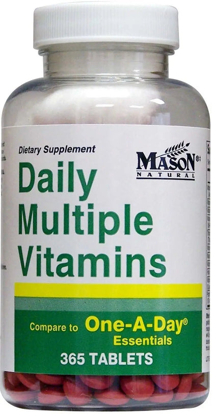 Daily Multiple Vitamins Compare to One A Day Essentials Multivitamin Multimineral Supplement 365 Tablets per Bottle Pack of 2 Total 730 Tablets - PrimeBioHealth - canada supplements
