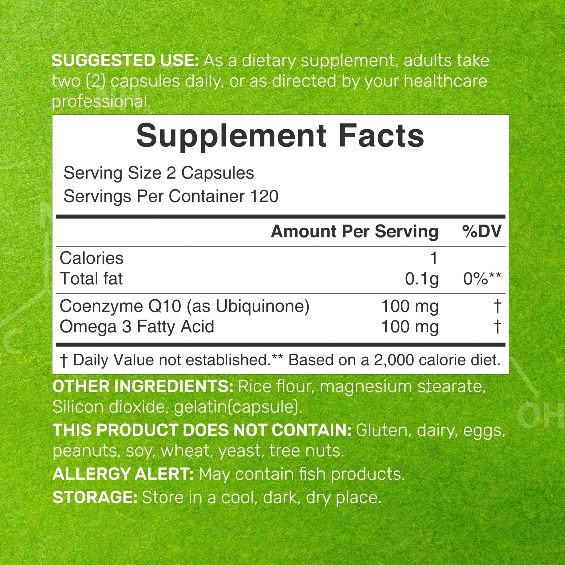 DEAL SUPPLEMENT CoQ10 100mg with Omega 3 100mg, 240 Capsules | Bioavailable Coenzyme Q10 Formula | Non-GMO - PrimeBioHealth - canada supplements