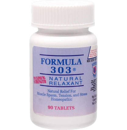 Dee CEE Labs Formula 303 Maximum Strength Tablets, 90 Tablets; All-Natural containing Magnesium for Sore Muscles - PrimeBioHealth - canada supplements