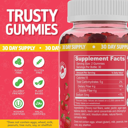 Desired Life Prebiotic Fiber Gummies for Adults and Kids – 4g Sugar Free Natural Berry Flavored Gummies - Supports Digestive Health - PrimeBioHealth - canada supplements