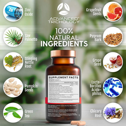DHT Blocker - Hair Growth Supplement for Genetic Thinning for Men and Women | Approved* by American Hair Loss Association | Guaranteed, Backed by 20 Years - PrimeBioHealth - canada supplements