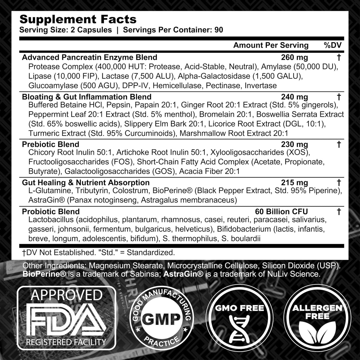 DIGESTIVAL 5-in-1 Gut Health Formula: Probiotics, Prebiotics, Enzymes, Gut Healing & Bloat Relief with 53 Ingredients, 60 Billion CFU, and Advanced Support for IBS, - PrimeBioHealth - canada supplements