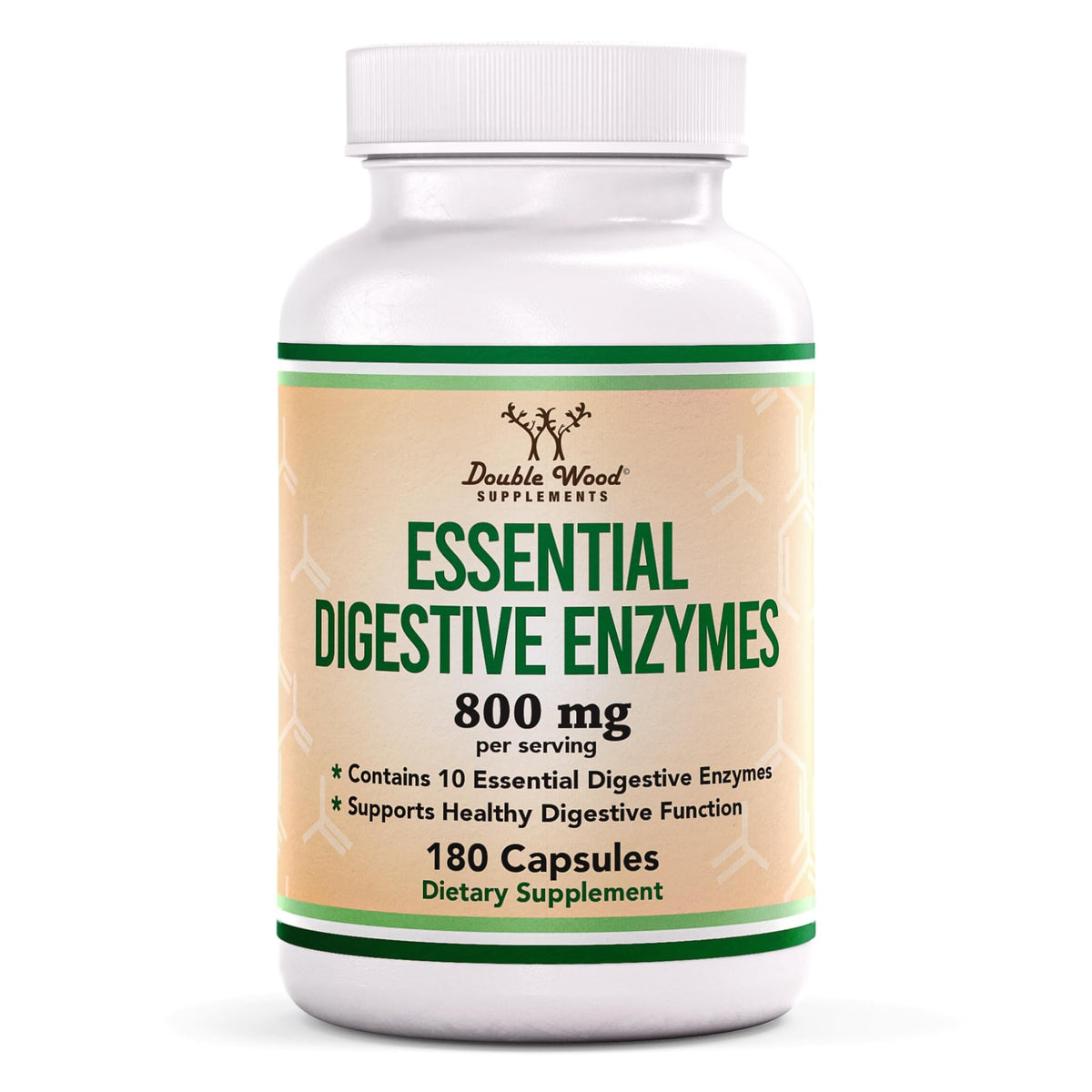 Digestive Enzymes - 800mg Blend of All 10 Most Essential Digestive and Pancreatic Enzymes (Amylase, Lipase, Bromelain, Lactase, Papain, Protease - PrimeBioHealth - canada supplements