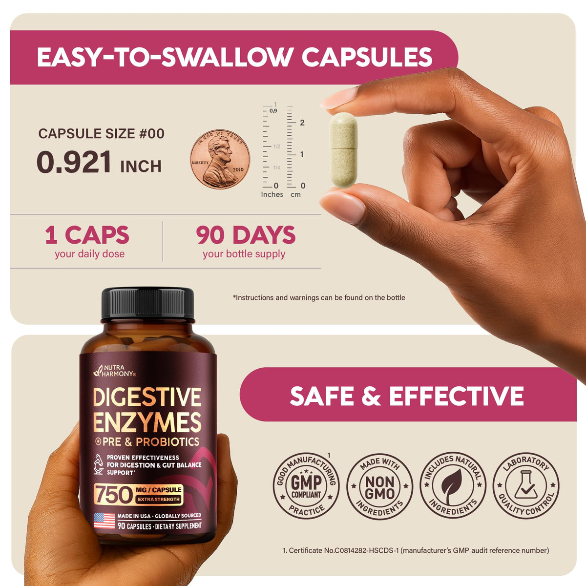 Digestive Enzymes for Women - Multi Digestive Enzymes | Papaya | Bromelain | Probiotic & Prebiotics - Gut & Digestion Support, Bloating Relief - Vegan, Lab Tested - PrimeBioHealth - canada supplements