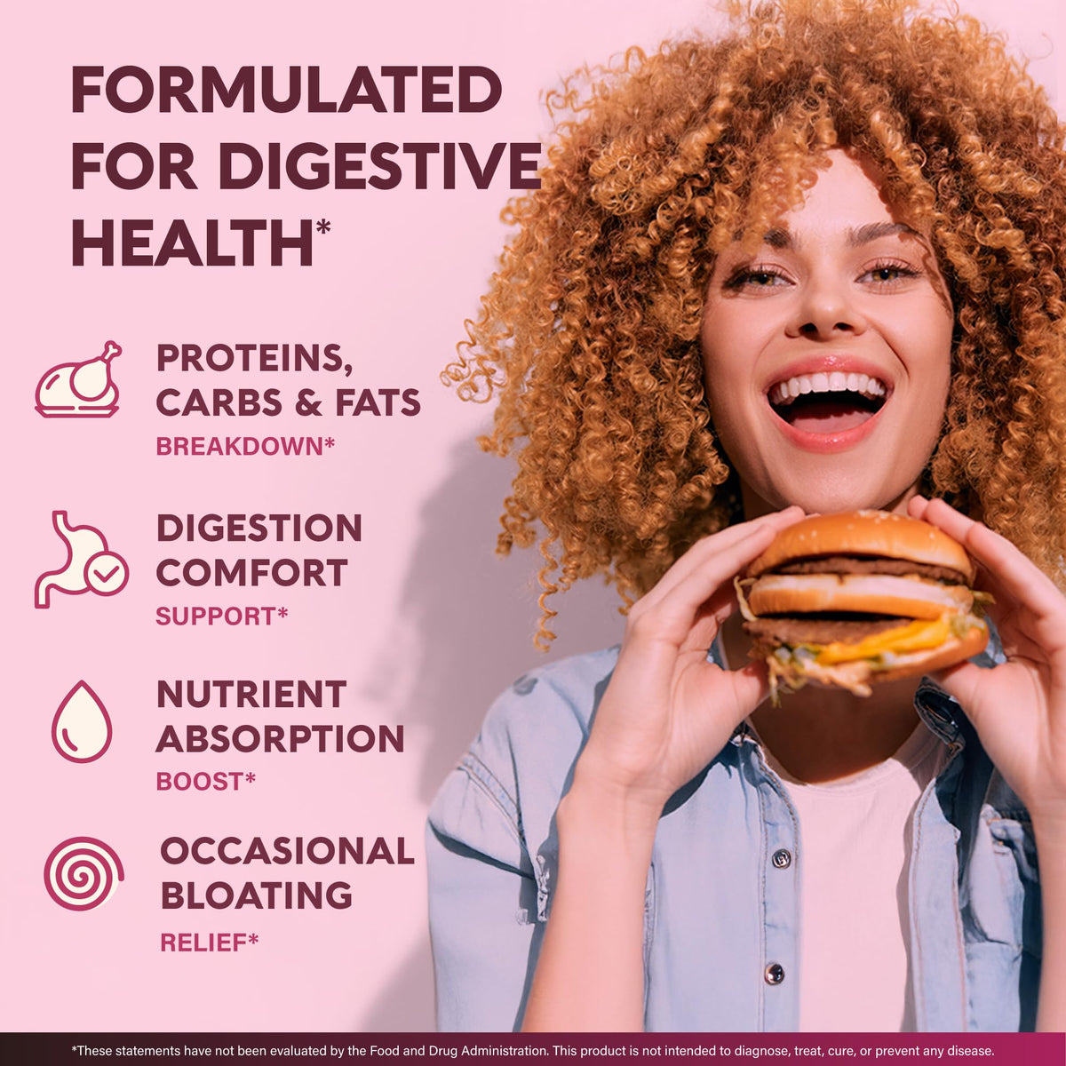 Digestive Enzymes for Women - Multi Digestive Enzymes | Papaya | Bromelain | Probiotic & Prebiotics - Gut & Digestion Support, Bloating Relief - Vegan, Lab Tested - PrimeBioHealth - canada supplements