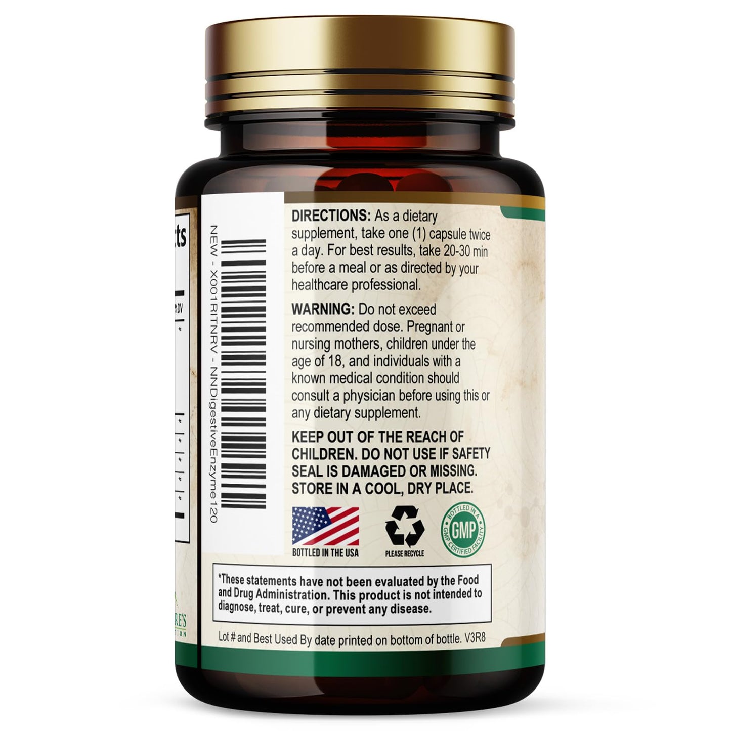 Digestive Enzymes - Super Digestive Multi Enzyme Complex for Bloating & Gut Health Support with Bromelain, Papain, Probiotics & Prebiotics - Digestion Health - PrimeBioHealth - canada supplements