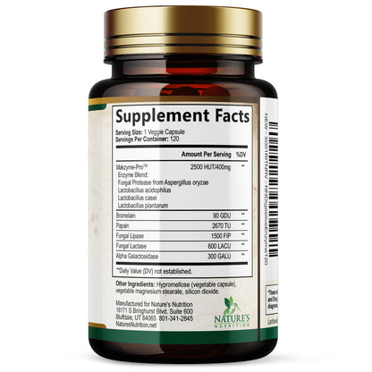 Digestive Enzymes - Super Digestive Multi Enzyme Complex for Bloating & Gut Health Support with Bromelain, Papain, Probiotics & Prebiotics - Digestion Health - PrimeBioHealth - canada supplements