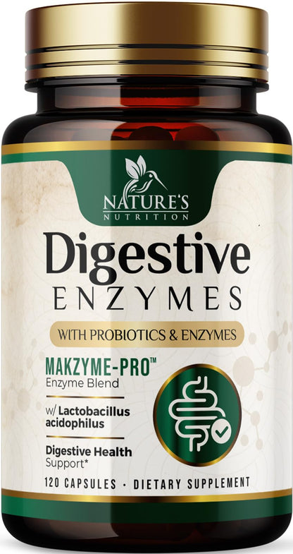 Digestive Enzymes - Super Digestive Multi Enzyme Complex for Bloating & Gut Health Support with Bromelain, Papain, Probiotics & Prebiotics - Digestion Health - PrimeBioHealth - canada supplements