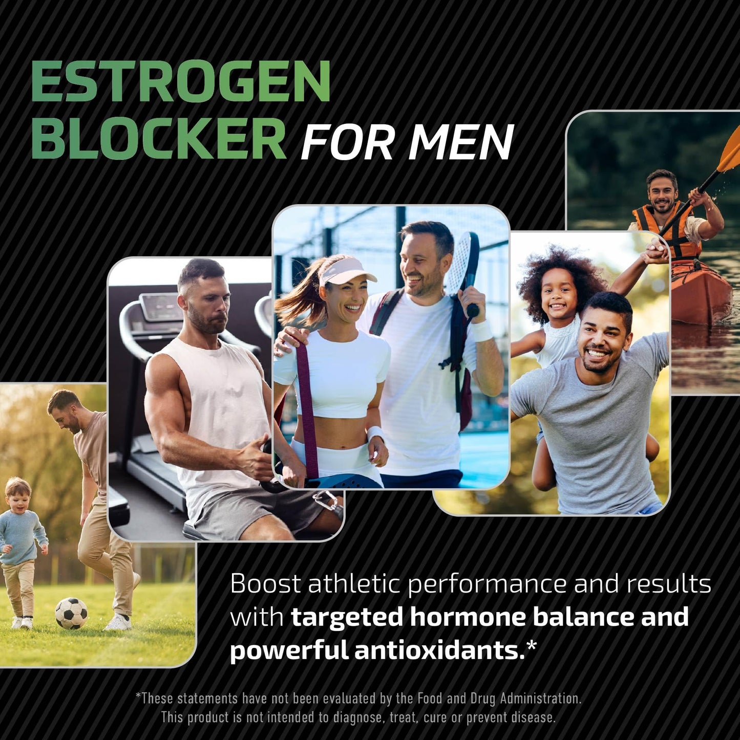DIM Supplement for Men 300mg | Estrogen Blocker & Aromatase Inhibitor | Extra Strength Men’s Hormone Balance & Fitness Booster with Diindolylmethane Plus CDG - PrimeBioHealth - canada supplements
