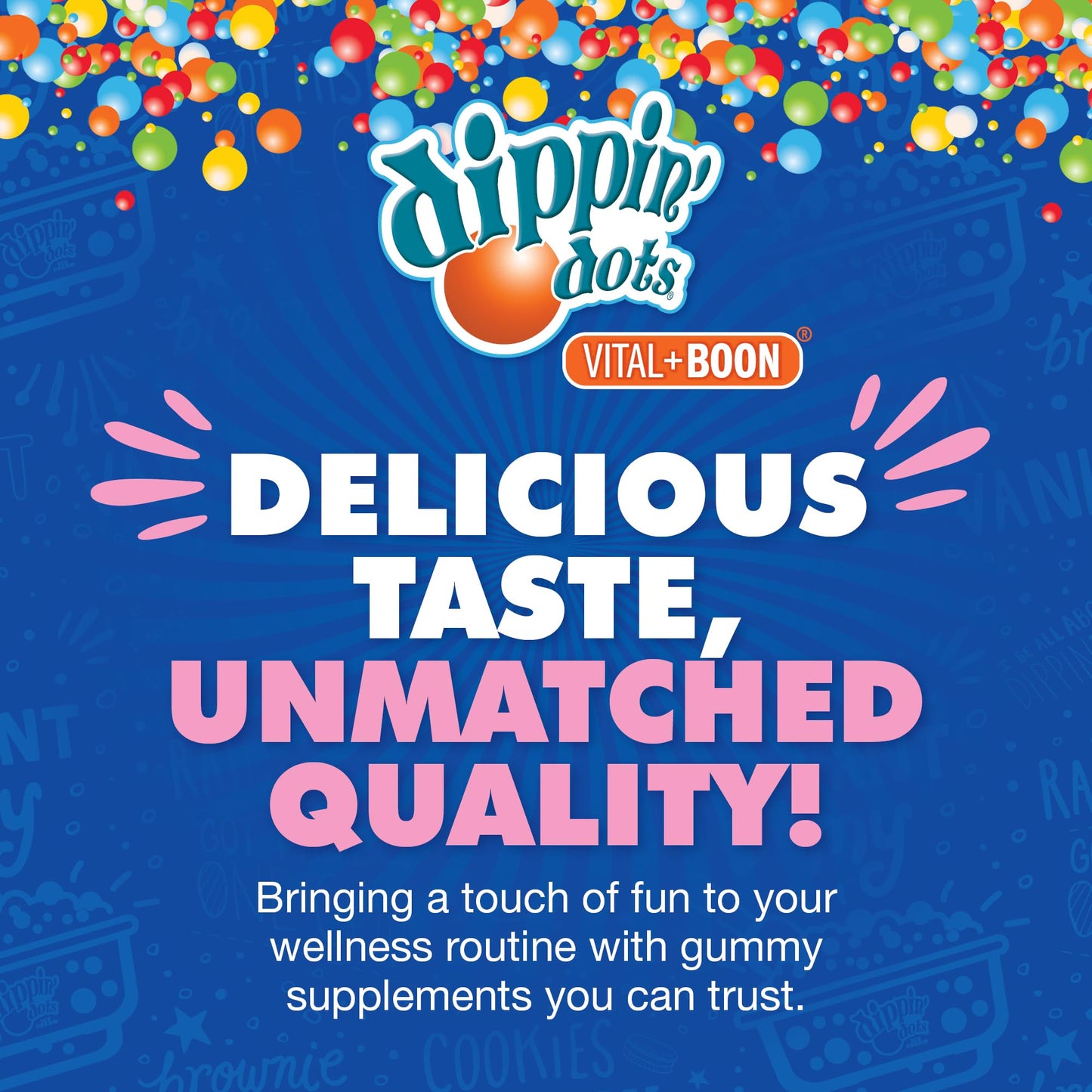 Dippin Dots - Melatonin Gummies for Kids & Adults (60 Days Supply) Strawberry Sunset Creme Flavor | 2.5mg Per Kids Melatonin Supplement for Faster, - PrimeBioHealth - canada supplements
