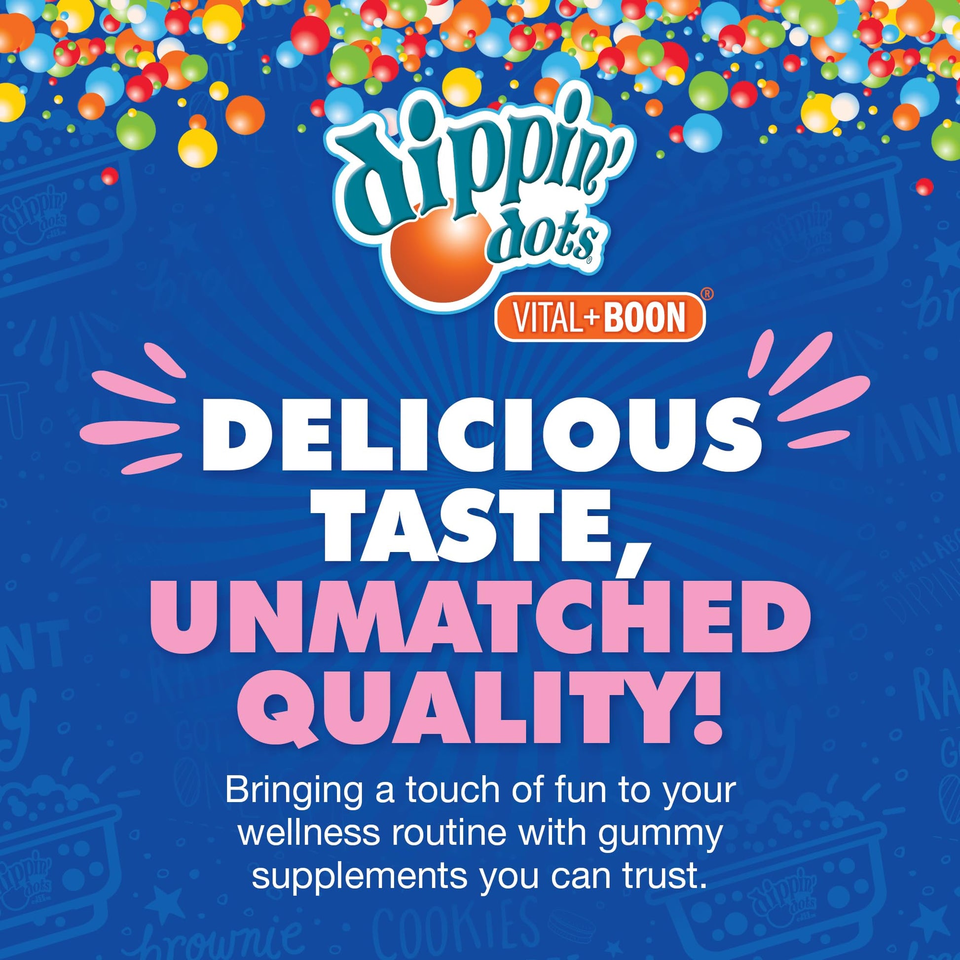 Dippin Dots - Melatonin Gummies for Kids & Adults (60 Days Supply) Strawberry Sunset Creme Flavor | 2.5mg Per Kids Melatonin Supplement for Faster, - PrimeBioHealth - canada supplements