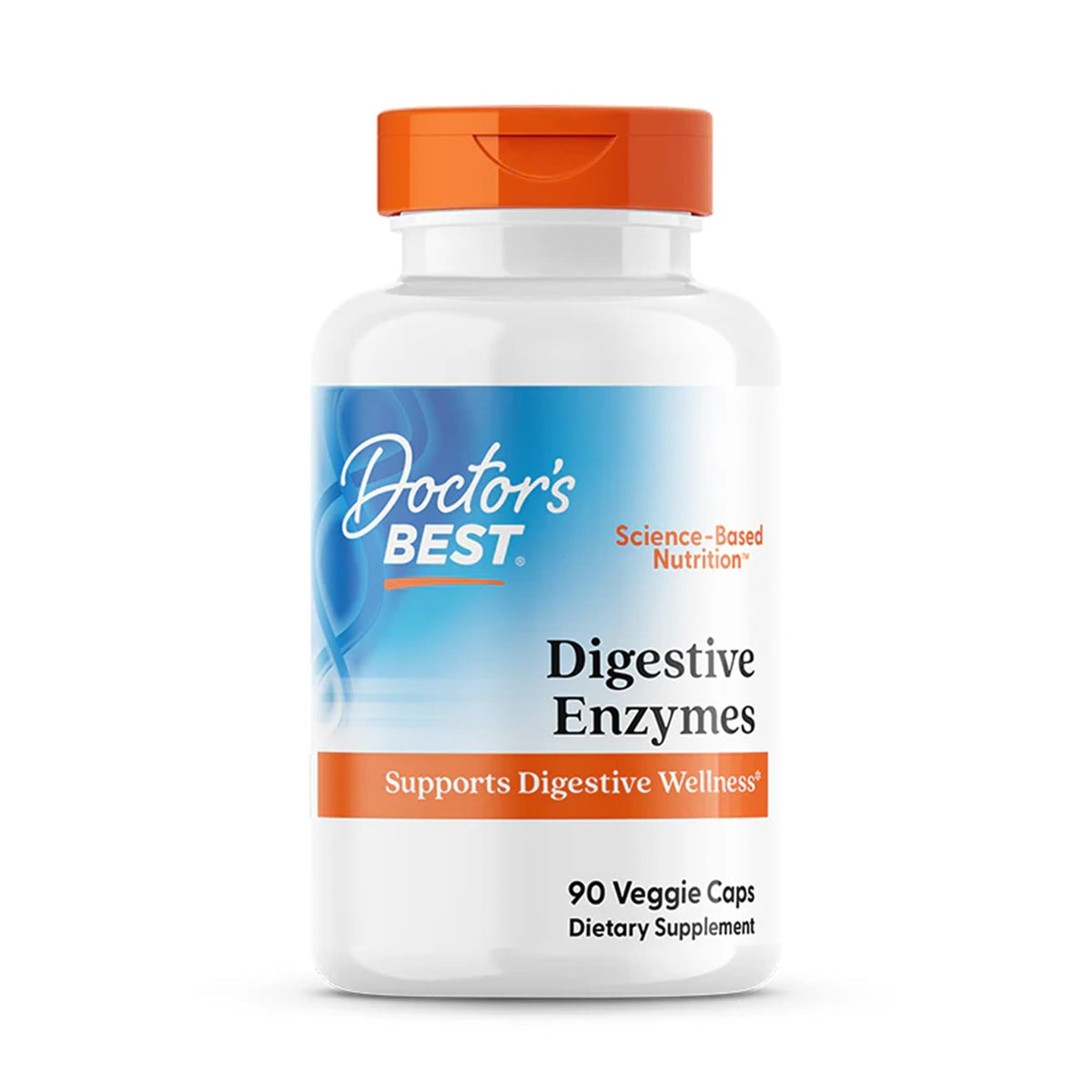 Doctor's Best Digestive Enzymes Supplement for Women & Men - Supports Gut Health, Digestion, & Overall Wellness, Formulated with Amylase, Super Enzyme Blend for Food Break Down, Non GMO - 90 Veg Caps - PrimeBioHealth - canada supplements