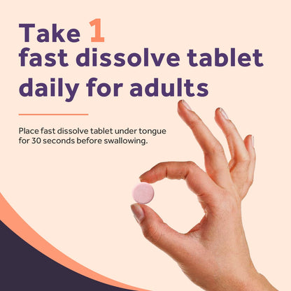 Doctor's Recipes Vitamin B12, Methylcobalamin 5000 mcg 90 Fast Dissolve Tablets, Natural Peach Flavor, Vegan Methyl, Energy Metabolism & Nervous System - PrimeBioHealth - canada supplements