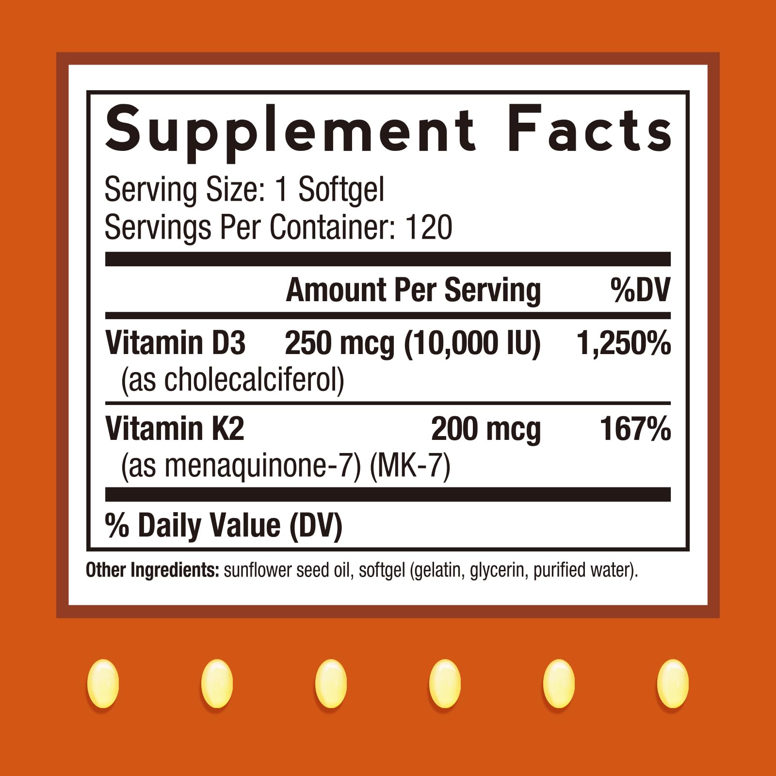 Doctor's Recipes Vitamin D3 K2, 10,000 IU, 200 mcg, MK-7, Strong Bone Density, Teeth, Immune, Heart Support, Energy, Calcium Absorption, - PrimeBioHealth - canada supplements