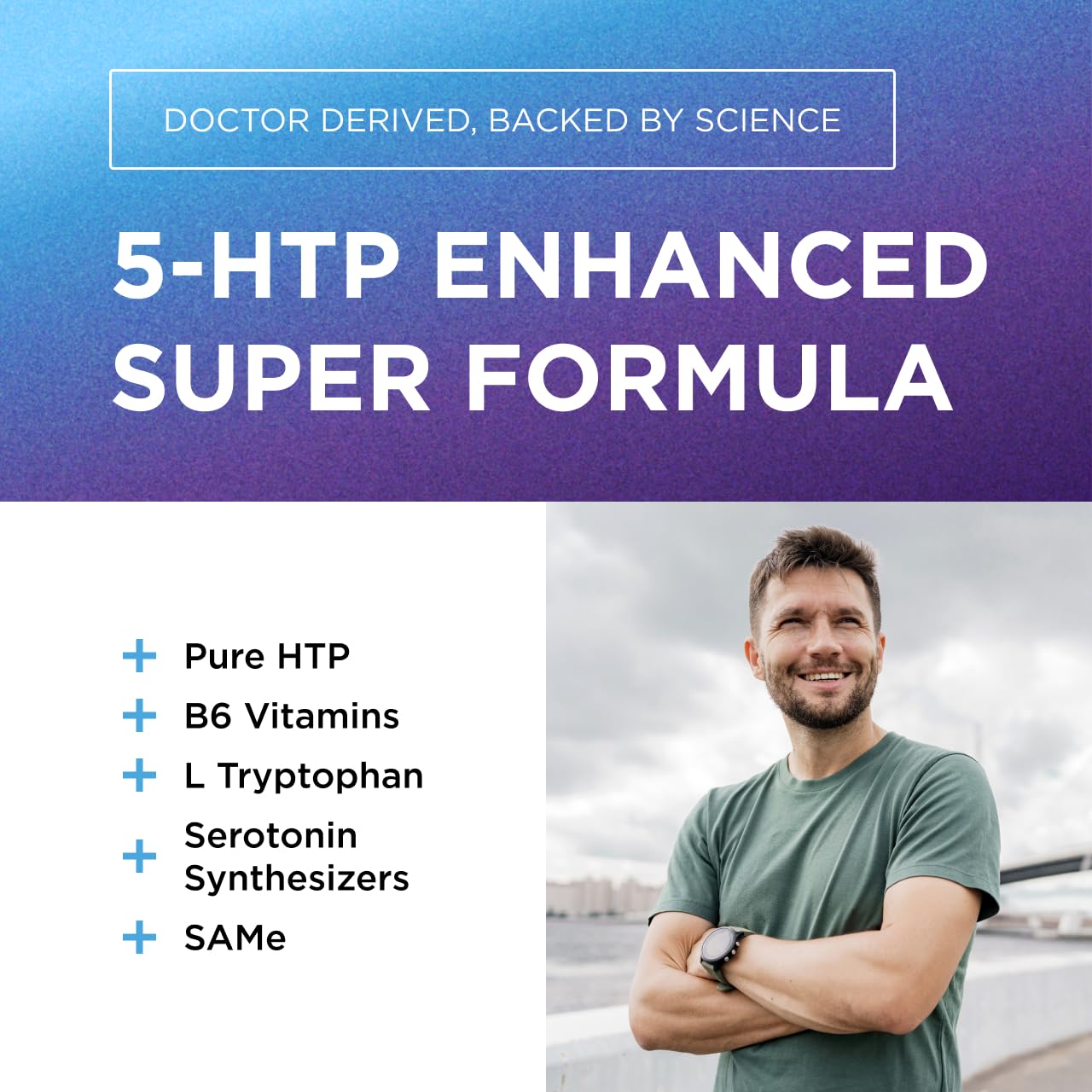 DR. EMIL NUTRITION 200 MG 5-HTP Plus with SAM-e to Maintain Normal Healthy Sleep and Create a Sense of Wellbeing - 5HTP Supplement with Vitamin - PrimeBioHealth - canada supplements