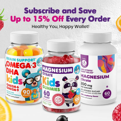 DR. MORITZ Magnesium Citrate Gummies Sugar-Free - Calm Magnesium Gummies Supplement for Children, Sugar -Supports Cardiovascular Health - PrimeBioHealth - canada supplements