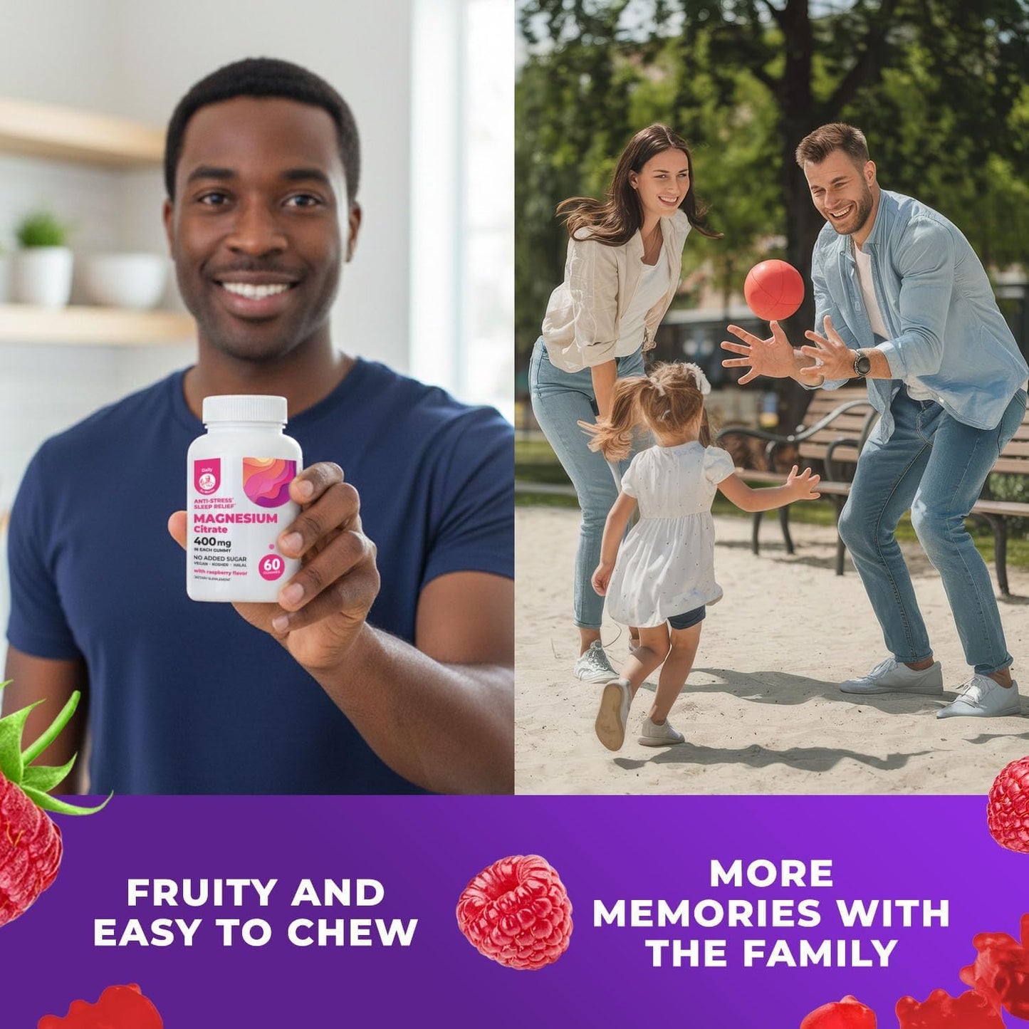 DR. MORITZ Magnesium Citrate Gummies Sugar-Free - Calm Magnesium Gummies Supplement for Children, Sugar -Supports Cardiovascular Health - PrimeBioHealth - canada supplements