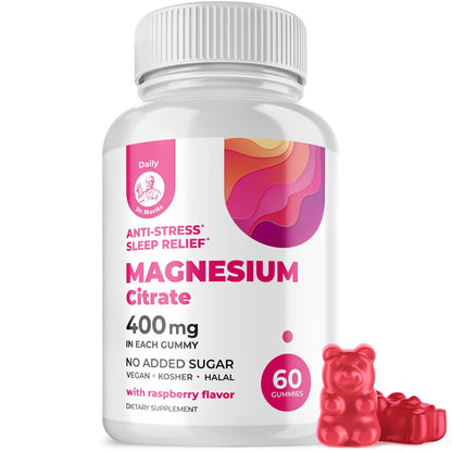 DR. MORITZ Magnesium Citrate Gummies Sugar-Free - Calm Magnesium Gummies Supplement for Children, Sugar -Supports Cardiovascular Health - PrimeBioHealth - canada supplements