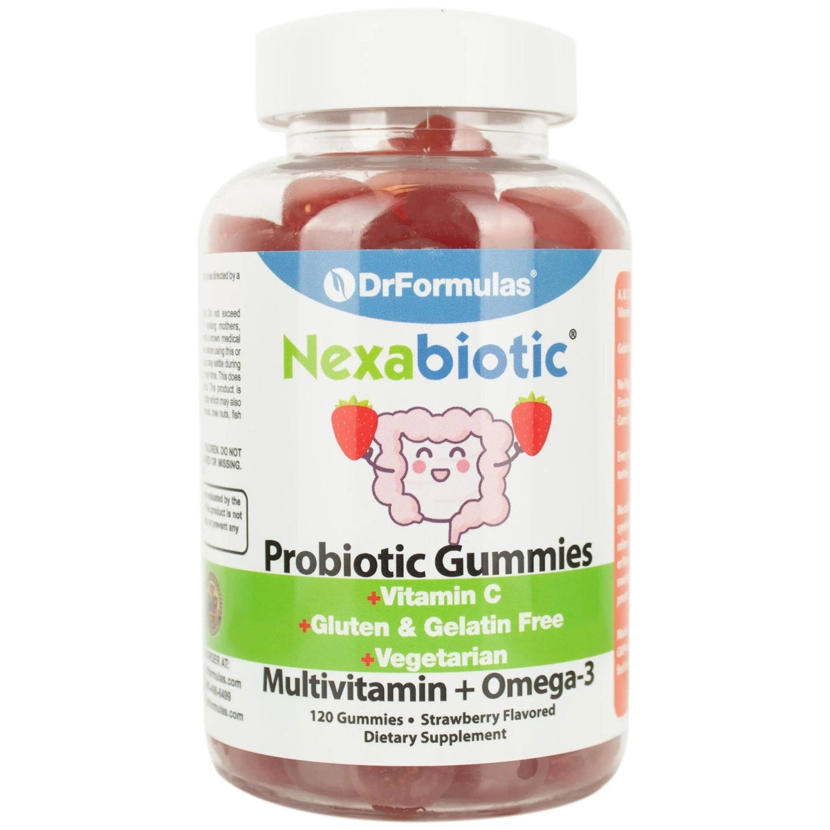DrFormulas Multivitamin Gummies with Omega 3 and Probiotics for Kids and Adults with Vitamin C | Nexabiotic with Vitamin A, C, D3, E, B6, B12 - PrimeBioHealth - canada supplements