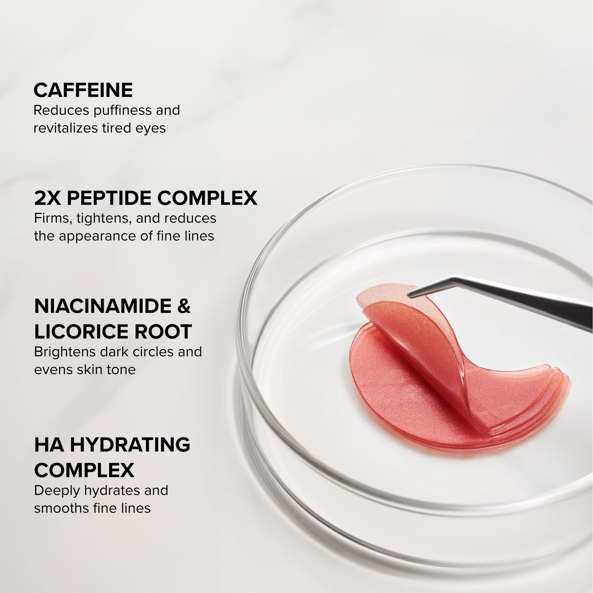 DRMTLGY Brightening Eye Masks – Biodegradable Hydrogel Under Eye Patches with Caffeine, Peptides, Hyaluronic Acid & Niacinamide - PrimeBioHealth - canada supplements
