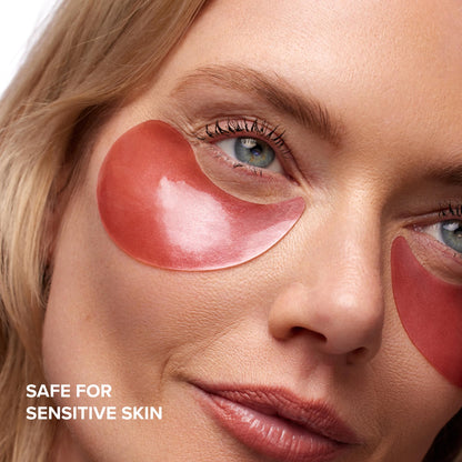 DRMTLGY Brightening Eye Masks – Biodegradable Hydrogel Under Eye Patches with Caffeine, Peptides, Hyaluronic Acid & Niacinamide - PrimeBioHealth - canada supplements