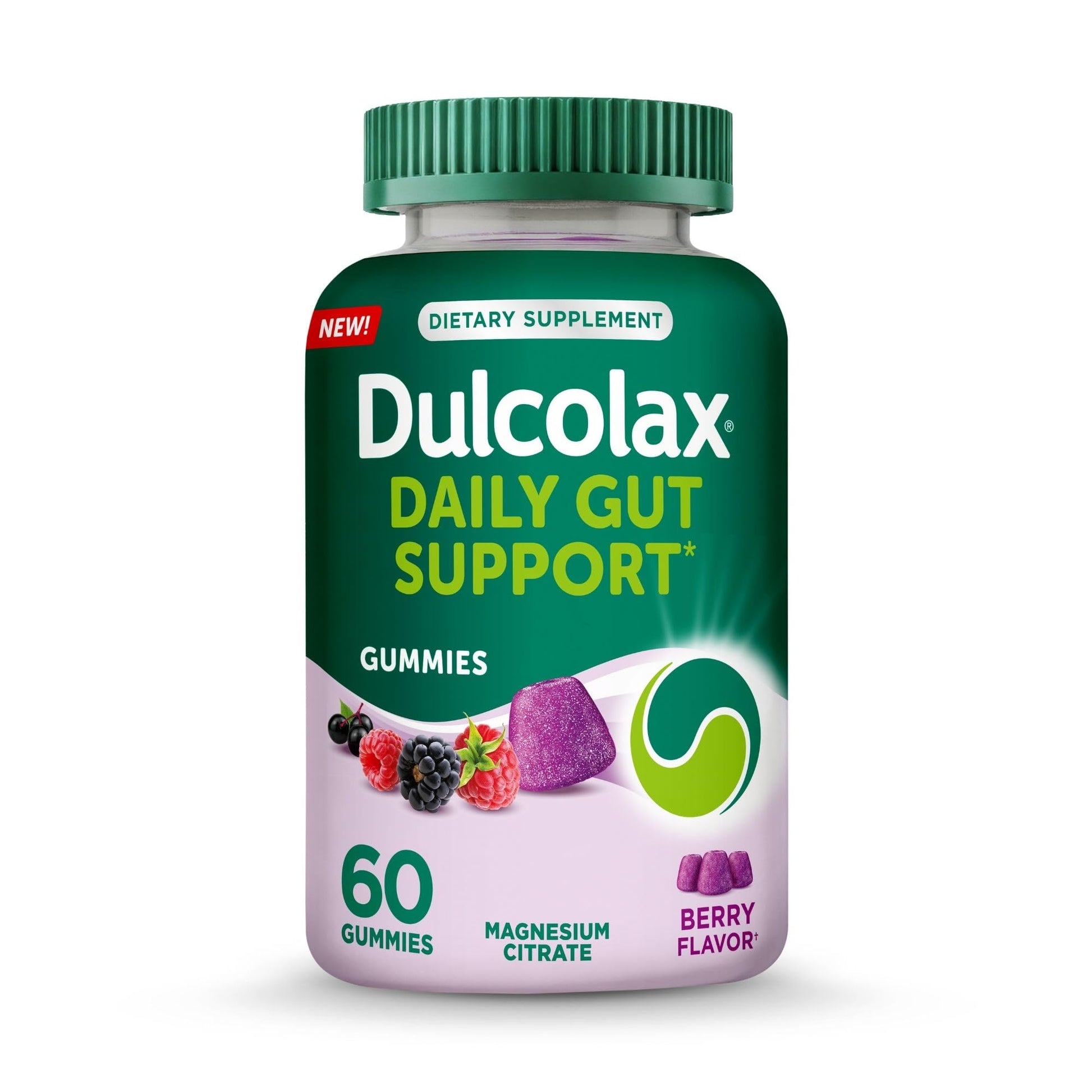 Dulcolax Daily Gut Support Gummies, Magnesium Formula, Stimulant-Free, Berry Flavor, 60 Count - PrimeBioHealth - canada supplements
