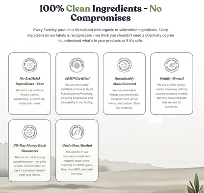 Earthley Wellness Feel Better Fast, All-Natural Relief for Minor Ailments, Organic Herbal Formula, Supports Immune & Digestive Health, Echinacea Root and More - PrimeBioHealth - canada supplements