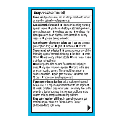 Ecotrin Low Strength Safety Coated Aspirin | NSAID | 81mg | 365 Tablets - PrimeBioHealth - canada supplements
