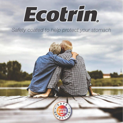 Ecotrin Low Strength Safety Coated Aspirin, NSAID 81mg, 45 count - PrimeBioHealth - canada supplements