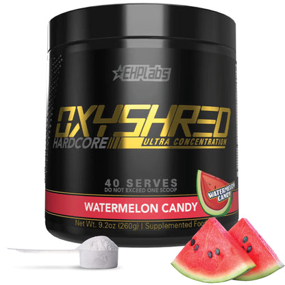 EHP Labs OxyShred Hardcore Super Dosed Pre Workout Powder - Preworkout Powder with L Glutamine & Acetyl L Carnitine, Energy Boost Drink - 275mg of Caffeine - PrimeBioHealth - canada supplements
