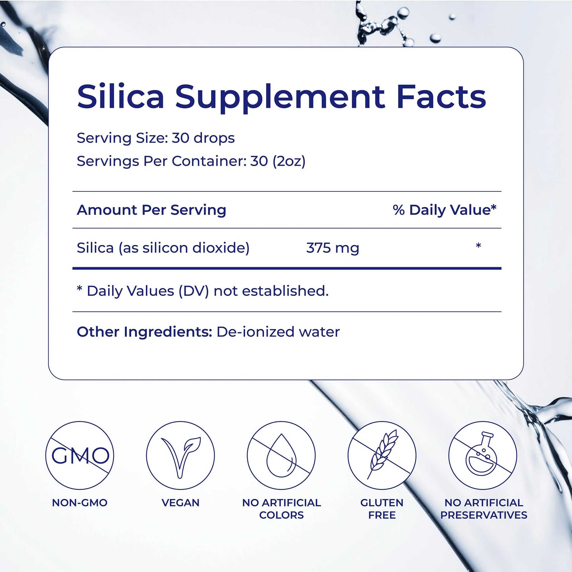 Eidon Liquid Silica Mineral Concentrate - Silica Supplement for Hair, Skin, and Nails, Supplement Drops to Support Collagen Production & Hair Loss - PrimeBioHealth - canada supplements