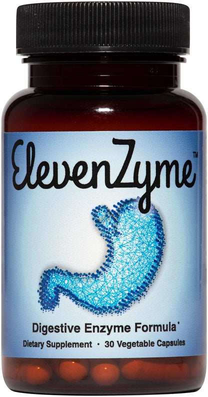 ElevenZyme - Natural Digestive Enzyme Supplement - Non-GMO, Vegan - PrimeBioHealth - canada supplements