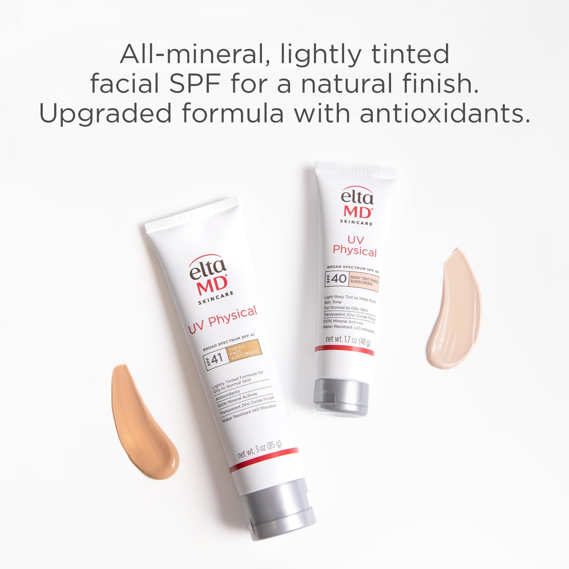 EltaMD UV Physical Tinted Mineral Sunscreen for Face SPF 41, 100% Mineral Actives Tinted Face Lotion, Water Resistant, Paraben-Free - PrimeBioHealth - canada supplements