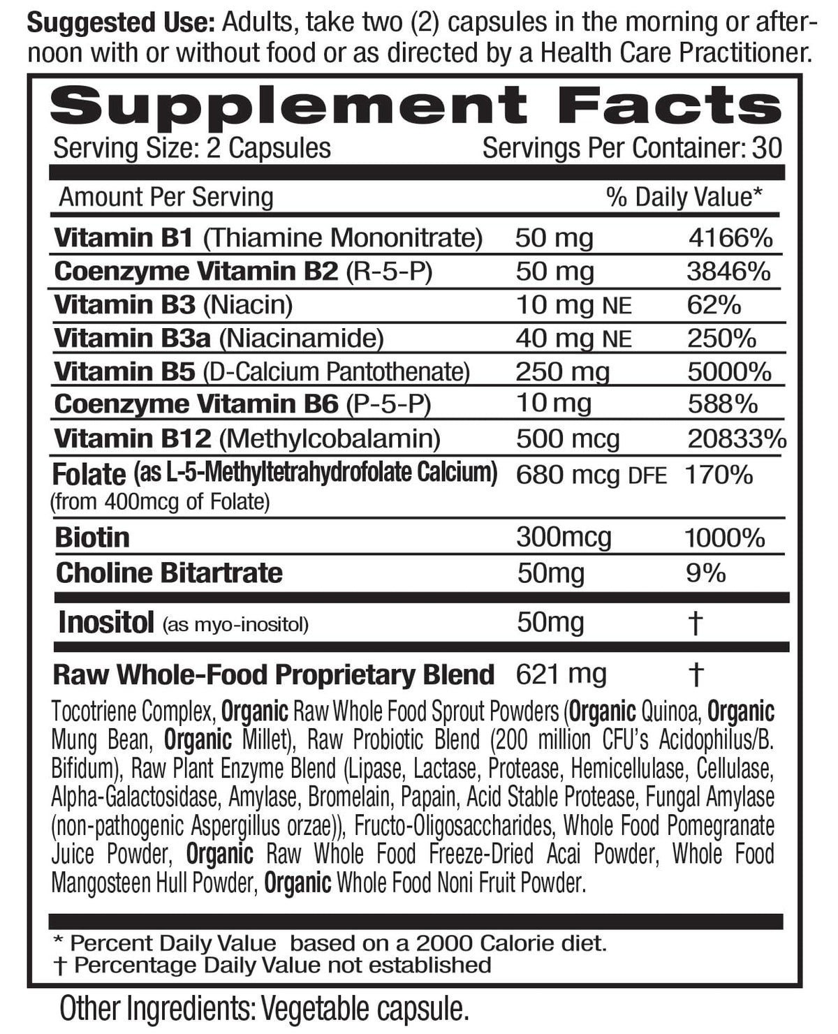EMERALD LABS B-Healthy - Vegan Vitamin B Complex - Includes Methylated Folic Acid & Full Spectrum B Vitamins - Supports Immune, Brain & Heart Health - PrimeBioHealth - canada supplements