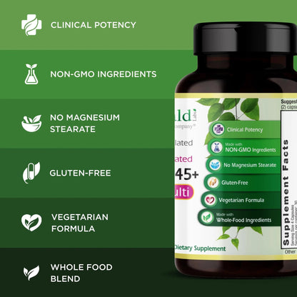 Emerald Labs Women's 45+ Clinical Multi - Multivitamin for Comprehensive Support, Bone & Heart Health* - Designed for Women 45+ - PrimeBioHealth - canada supplements