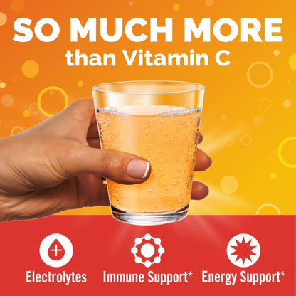 Emergen-C Citrus-Ginger Fizzy Drink Mix, Turmeric and Ginger, Immune Support, Natural Flavors - PrimeBioHealth - canada supplements