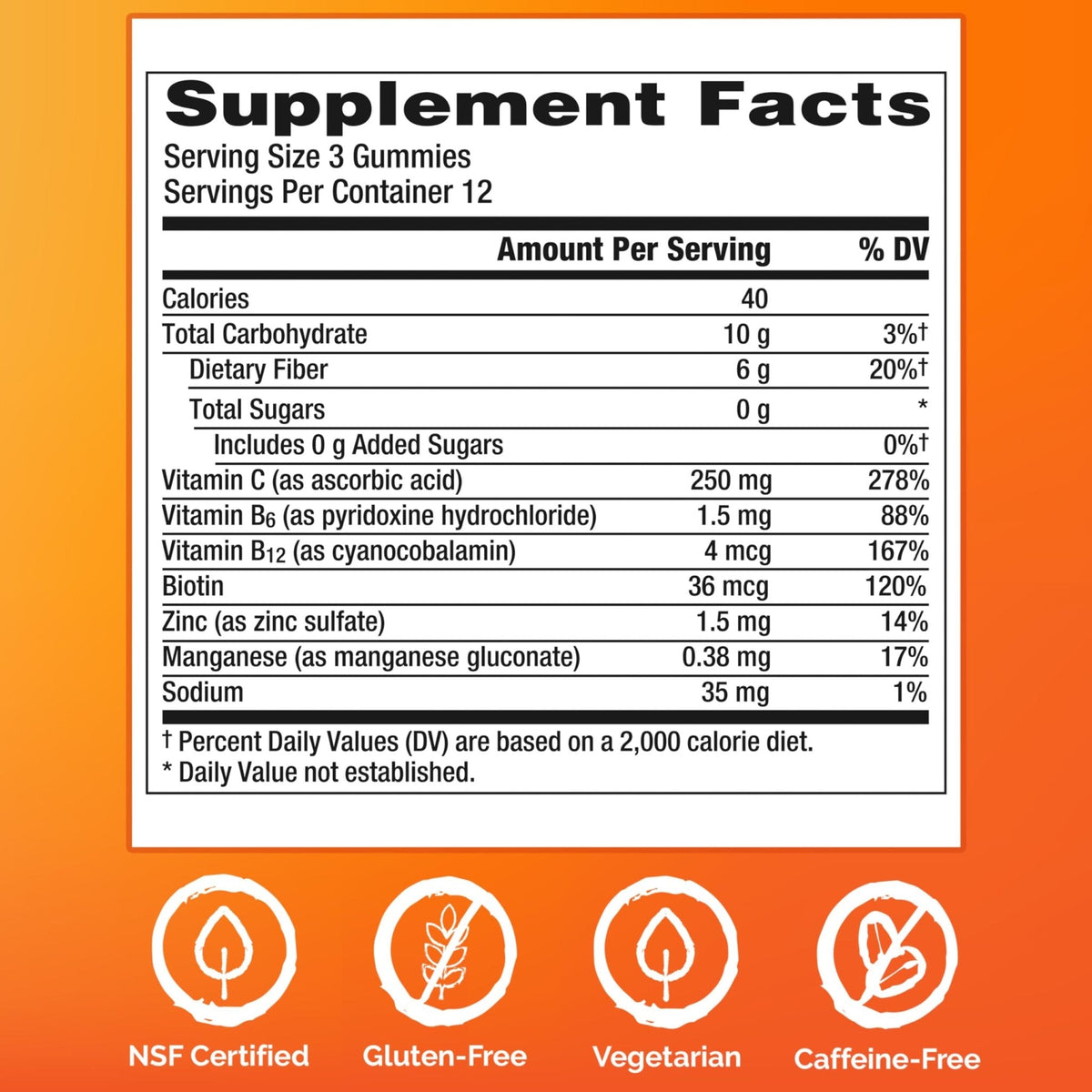 Emergen-C Zero Sugar Immune Support Adult Gummies 36 Count - PrimeBioHealth - canada supplements