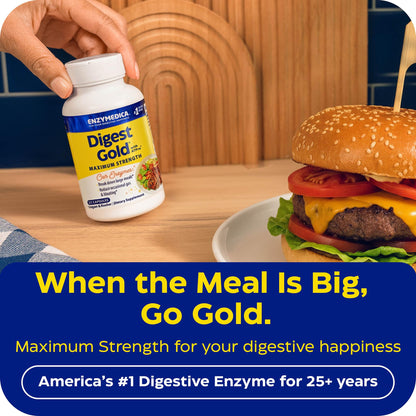 Enzymedica, Digest Gold + ATPro, Maximum Strength Enzymes, 45 Capsules - PrimeBioHealth - canada supplements