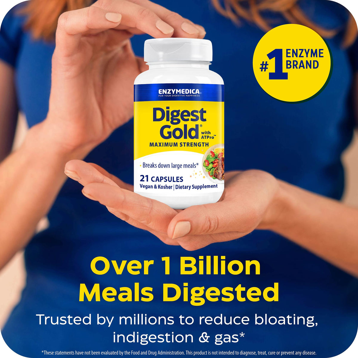 Enzymedica, Digest Gold to Go Pillbox, 21 Capsules - PrimeBioHealth - canada supplements