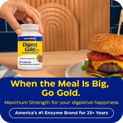 Enzymedica, Digest Gold to Go Pillbox, 21 Capsules - PrimeBioHealth - canada supplements