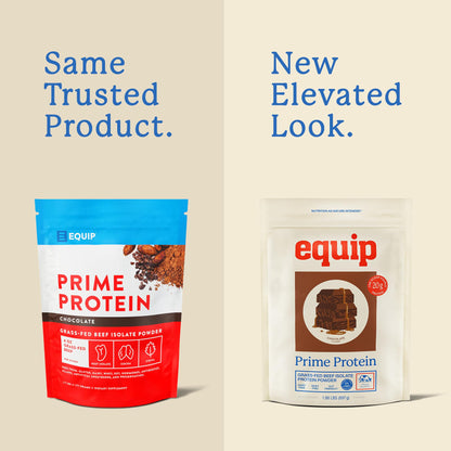 Equip Foods Prime Protein Powder | Clean, Grass Fed Beef Protein Powder | Carnivore Protein Isolate | Paleo, Keto Friendly | Gluten & Dairy Free | Helps Build & Repair Tissue - PrimeBioHealth - canada supplements