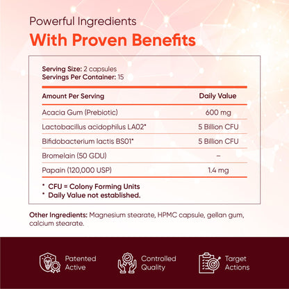 ERIC FAVRE Probiotics for Women Digestive Health – Triple Action with Prebiotics and Postbiotics, Reduces Bloating & Gas - PrimeBioHealth - canada supplements
