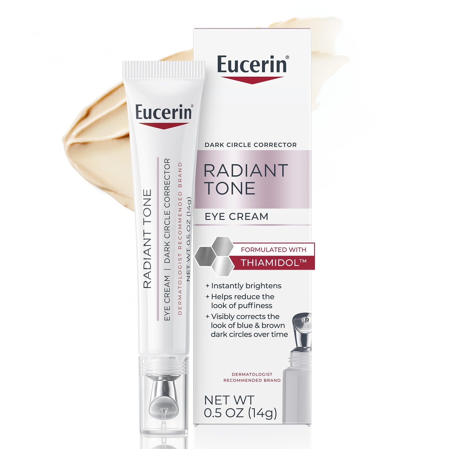 Eucerin Radiant Tone Eye Cream Dark Circle Corrector, Eye Brightening Cream with Thiamidol and Hyaluronic Acid - PrimeBioHealth - canada supplements