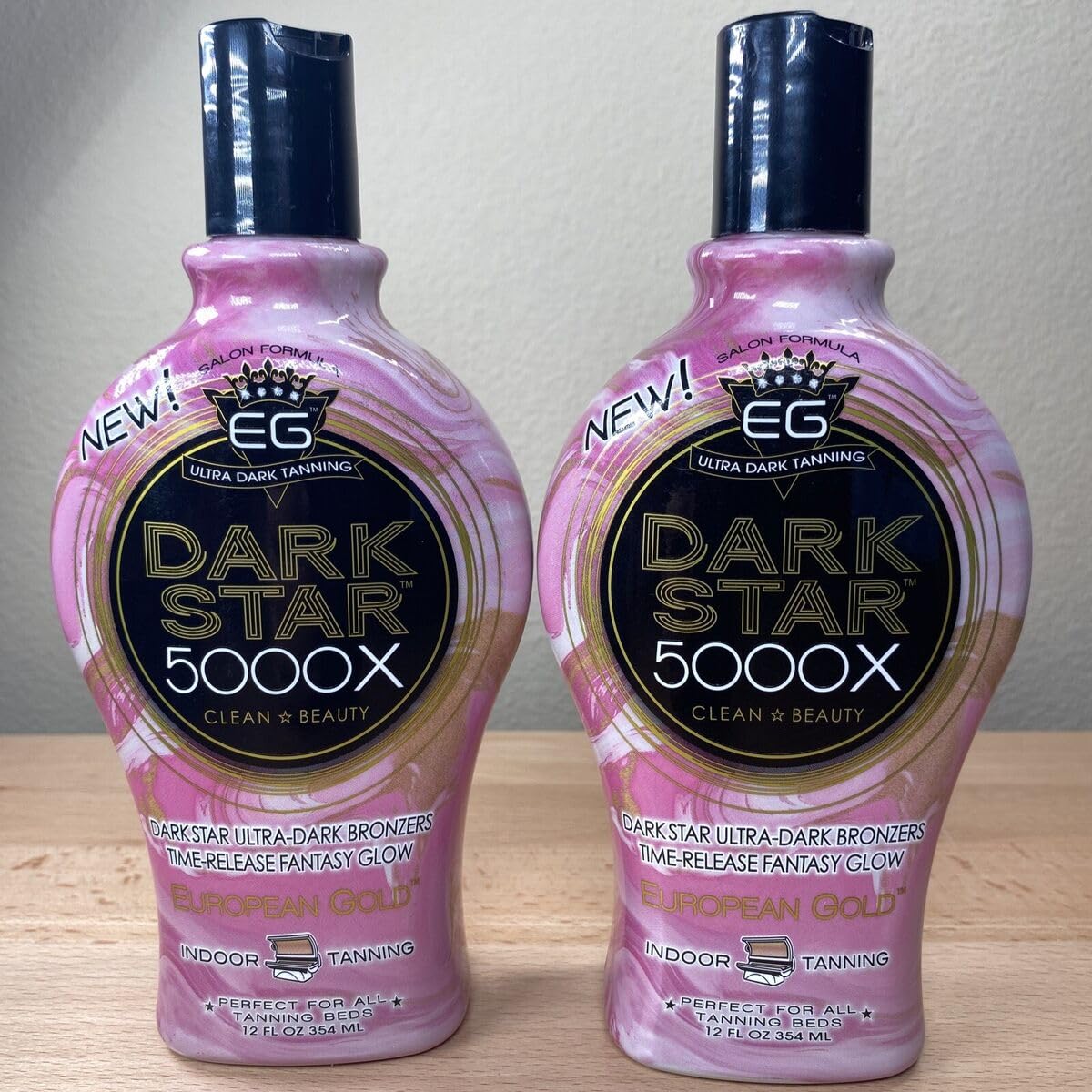 European Gold Dark Star 5000X Indoor Tanning Lotion for Tanning beds, 12 fl oz - PrimeBioHealth - canada supplements